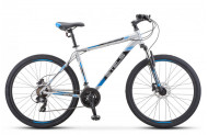 Велосипед Stels Navigator 700 D 27.5 F010 (2020) черный/зелёный 17.5